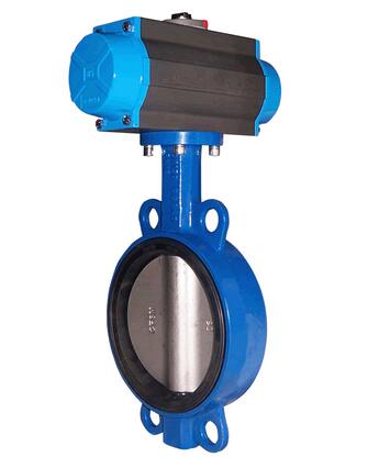 D671X-16Q氣動對夾式蝶閥