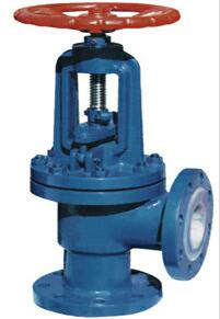 J44F46襯氟角式截止閥